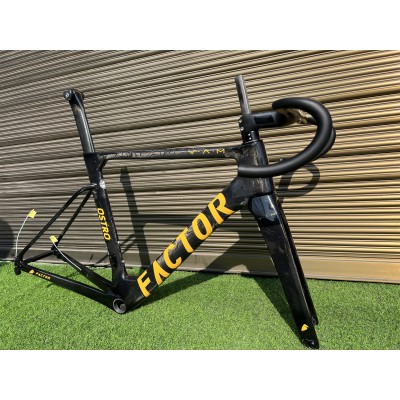 FACTOR OSTRO Carbon Road Bike Frame Yellow Stickers-FACTOR OSTRO