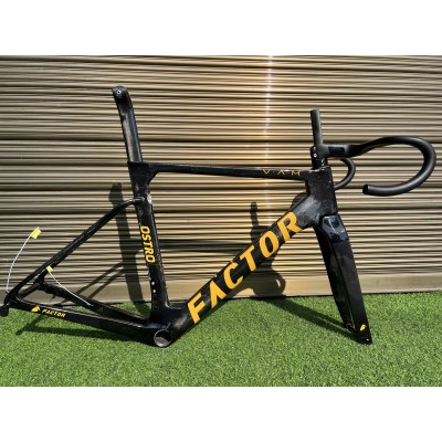 FACTOR OSTRO Carbon Road Bike Frame Yellow Stickers-FACTOR OSTRO