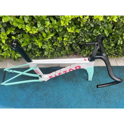 FACTOR OSTRO Carbon Road Bike Frame Red Yellow-FACTOR OSTRO