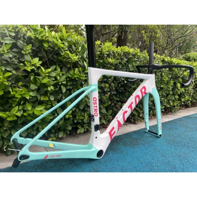 FACTOR OSTRO Carbon Road Bike Frame  Blue Stickers-FACTOR OSTRO