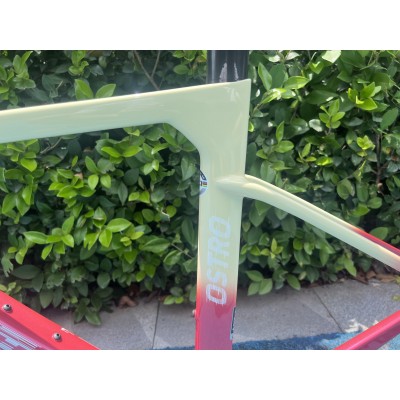 FACTOR OSTRO Carbon Road Bike Frame Red Yellow-FAKTÖR OSTRO