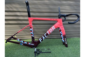 FACTOR OSTRO Carbon Road Bike Frame Red