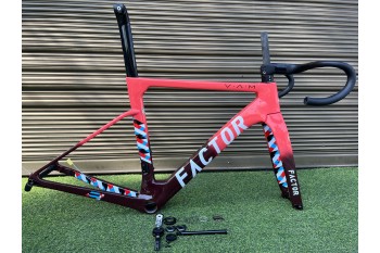 FACTOR OSTRO Carbon Rennradrahmen Rot