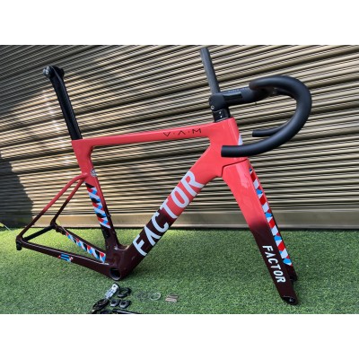 FACTOR OSTRO Carbon Road Bike Frame Red-FATOR OSTRO