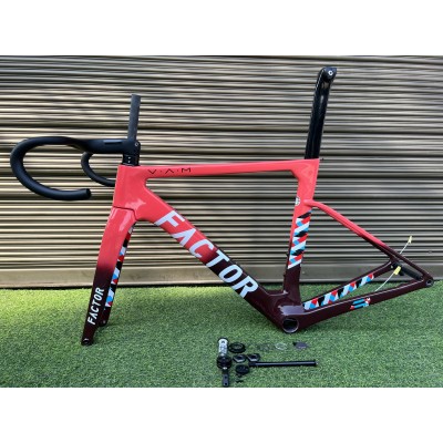 FACTOR OSTRO Carbon Road Bike Frame Red-FAKTOR OSTRO