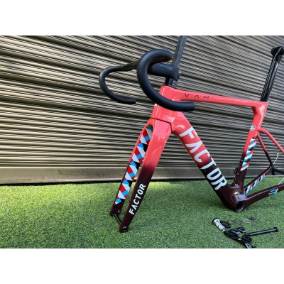 FACTOR OSTRO Carbon Road Bike Frame Red-FATOR OSTRO