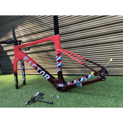 FACTOR OSTRO Carbon Road Bike Frame Red-FACTOR OSTRO