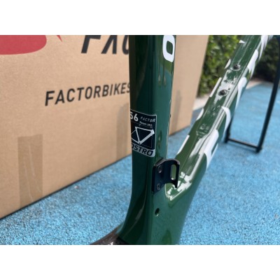 FACTOR OSTRO VAM Carbon Fiber Road Bicycle Frame Olive Green and Black-FACTOR OSTRO