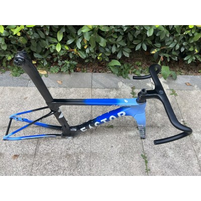 FACTOR OSTRO VAM Carbon Fiber Road Bicycle Frame Blue and Black-FACTOR OSTRO