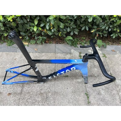 FACTOR OSTRO Carbon Road Bike Frame Blue and Black-FAKTÖR OSTRO