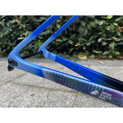FACTOR OSTRO VAM Carbon Fiber Road Bicycle Frame Blue and Black-FACTOR OSTRO