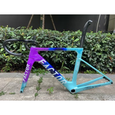 FACTOR OSTRO Carbon Road Bike Frame  Blue Stickers-FACTOR OSTRO