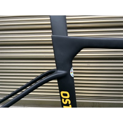 FACTOR OSTRO Carbon Road Bike Frame Yellow Stickers-FACTOR OSTRO