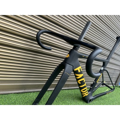 FACTOR OSTRO Carbon Road Bike Frame Yellow Stickers-FACTOR OSTRO