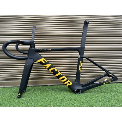 FACTOR OSTRO Carbon Road Bike Frame Yellow Stickers-FACTOR OSTRO