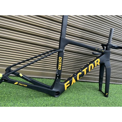 FACTOR OSTRO Carbon Road Bike Frame Yellow Stickers-FACTOR OSTRO