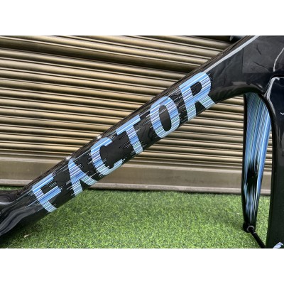 FACTOR OSTRO Carbon Road Bike Frame  Blue Stickers-FACTOR OSTRO