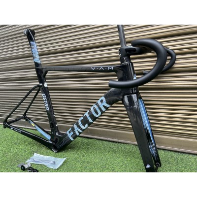 FACTOR OSTRO Carbon Road Bike Frame  Blue Stickers-FACTOR OSTRO