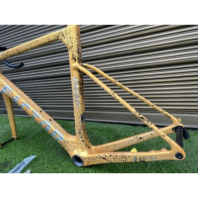 FACTOR OSTRO Carbon Road Bike Frame Gold-FACTOR OSTRO