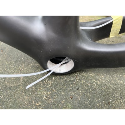 Carbon Fiber Road Bicycle Frame S-Works Tarmac SL7 Frameset Disc Brake Black With Chrome Stickers-S-Works SL7 Scheibenbremse