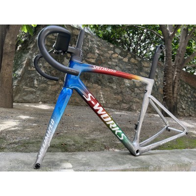 Carbon Fiber Road Bicycle Frame S-Works Tarmac SL7 Frameset Disc Brake Ice Crack-S-Works SL7 Disk Fren