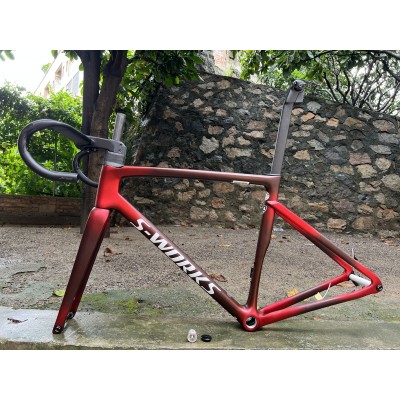 Carbon Fiber Road Bicycle Frame S-Works Tarmac SL7 Frameset Disc Brake Dark Night Red-S-Works SL7 tárcsafék