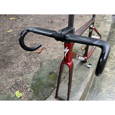 Carbon Fiber Road Bicycle Frame S-Works Tarmac SL7 Frameset Disc Brake Dark Night Red-S-Works SL7 Ketaspidur