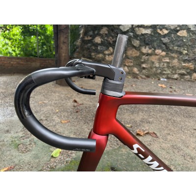 Carbon Fiber Road Bicycle Frame S-Works Tarmac SL7 Frameset Disc Brake Dark Night Red-S-Works SL7 дискови спирачки