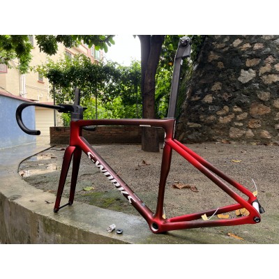 Carbon Fiber Road Bicycle Frame S-Works Tarmac SL7 Frameset Disc Brake Dark Night Red-S-Works SL7 Scheibenbremse