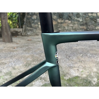 Carbon Fiber Road Bicycle Frame S-Works Tarmac SL7 Frameset Disc Brake Dark Night Green-S-Works SL7 kotoučové brzdy