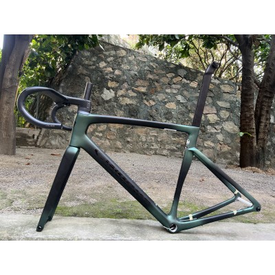 Carbon Fiber Road Bicycle Frame S-Works Tarmac SL7 Frameset Disc Brake Dark Night Green-S-Works SL7 Disc Brake