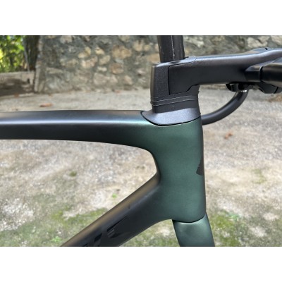 Carbon Fiber Road Bicycle Frame S-Works Tarmac SL7 Frameset Disc Brake Dark Night Green-S-Works SL7 Frein à disque