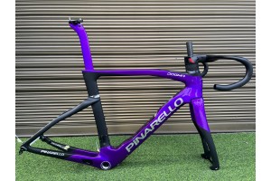 Freno de llanta de cuadro de bicicleta de carretera de carbono Pinarello DogMa F Electro violeta