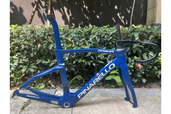 Pinarello DogMa F Carbon Fiber Road Bicycle Frame Disc Brake Blue