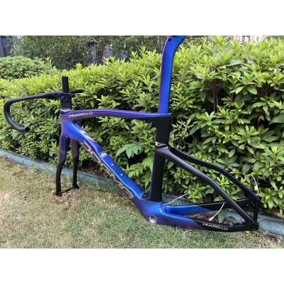 Pinarello DogMa F Carbon Fiber Road Bicycle Frame Disc Brake Blue Chameleon-Dogma F Disc Brake