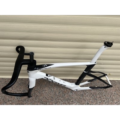 Pinarello DogMa F Carbon Road Bike Frame Black With White-Pinarello Frame