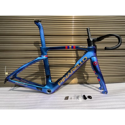 Pinarello DogMa F Carbon Road Bike Frame Blue Purple Chameleon-PINARELLO Frame