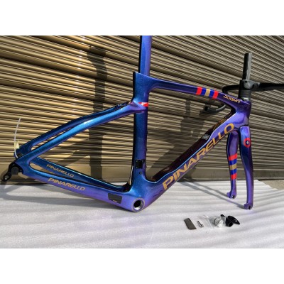 Pinarello DogMa F Carbon Road Bike Frame Blue Purple Chameleon-Pinarello Rama