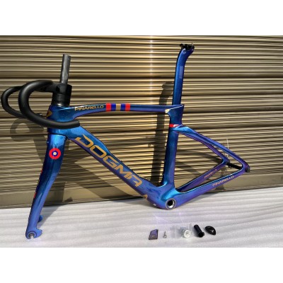 Pinarello DogMa F Carbon Road Bike Frame Blue Purple Chameleon-ピナレロフレーム