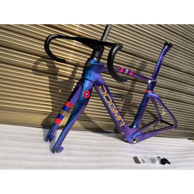 Pinarello DogMa F Carbon Road Bike Frame Blue Purple Chameleon-Pinarello Frame