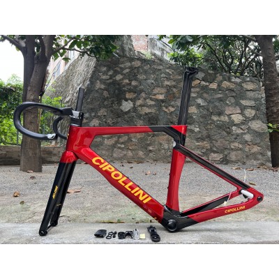 Cipollini RB1K AD.ONE Carbon Road Bicycle Frame Red With Black-Cipollini Rama