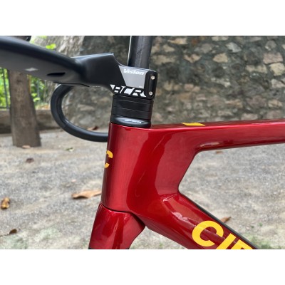 Cipollini RB1K AD.ONE Carbon Road Bicycle Frame Red With Black-Quadro Cipollini