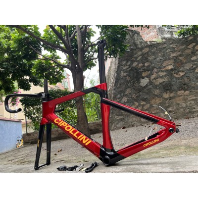 Cipollini RB1K AD.ONE Carbon Road Bicycle Frame Red With Black-Marco Cipollini