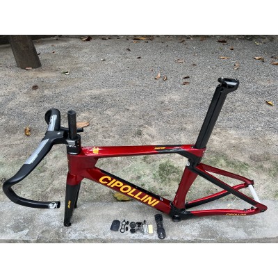 Cipollini RB1K AD.ONE Carbon Road Bicycle Frame Red With Black-Cipollini Frame