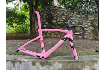 Pinarello DogMa F Disk Fren Karbon Yol Bisikleti Çerçeve Pembe