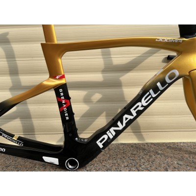 Pinarello DogMa F Carbon Road Bike Frame Gold With Black-Pinarello Rama