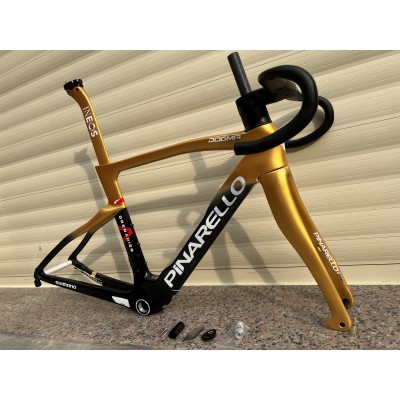 Pinarello DogMa F Carbon Road Bike Frame Gold With Black-PINARELLO Frame