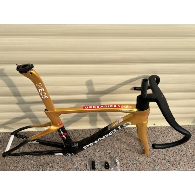 Pinarello DogMa F Carbon Road Bike Frame Gold With Black-PINARELLO Frame