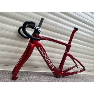 Pinarello DogMa F Carbon Road Bike Frame Metallic Red-PINARELLO Frame