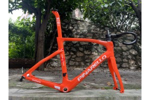 Rama roweru szosowego Pinarello DogMa F Carbon pomarańczowa